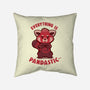Sarcastic Pandastic-none removable cover w insert throw pillow-TechraNova