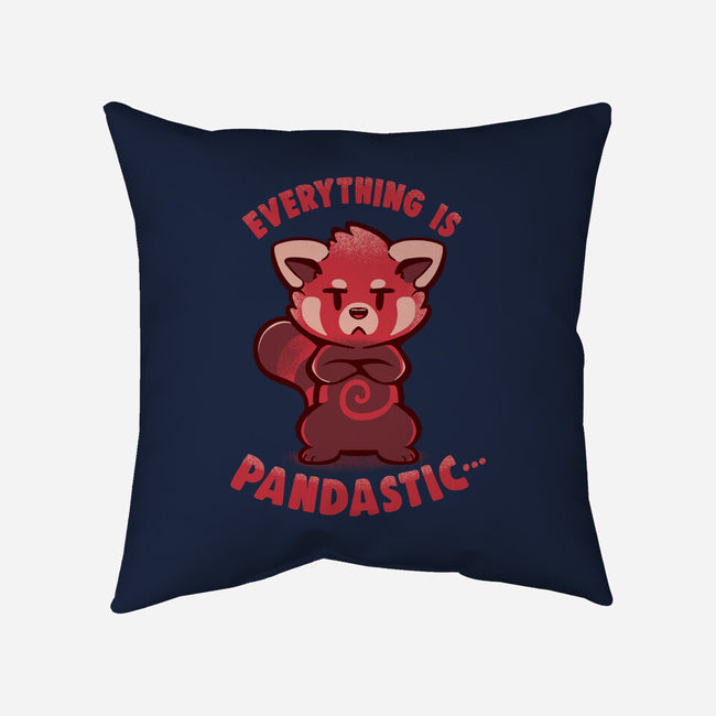 Sarcastic Pandastic-none removable cover w insert throw pillow-TechraNova