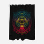 Golden Ring-none polyester shower curtain-StudioM6