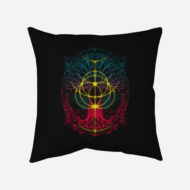 Golden Ring-none removable cover w insert throw pillow-StudioM6