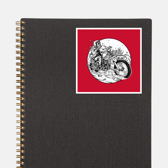 Death Rider Chopper-none glossy sticker-Slikfreakdesign