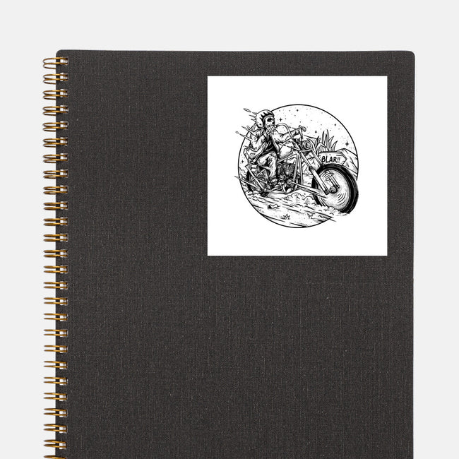 Death Rider Chopper-none glossy sticker-Slikfreakdesign