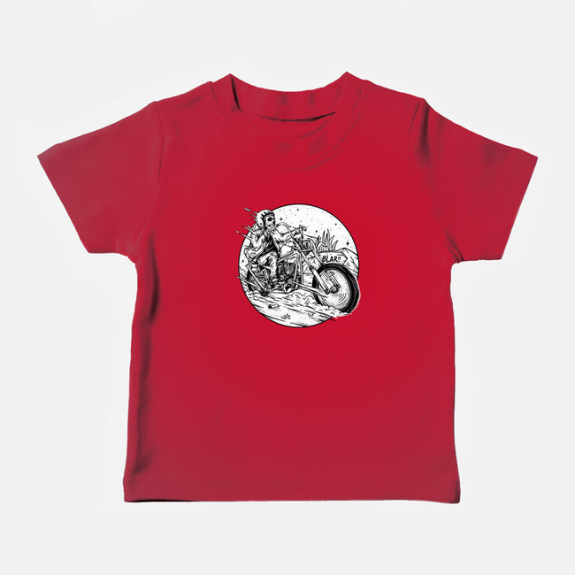 Death Rider Chopper-baby basic tee-Slikfreakdesign