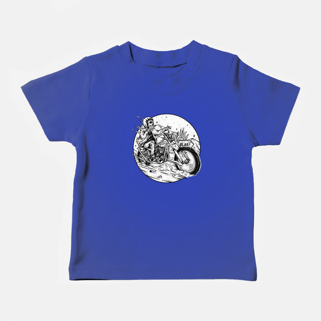 Death Rider Chopper-baby basic tee-Slikfreakdesign