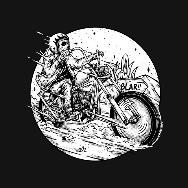Death Rider Chopper-womens fitted tee-Slikfreakdesign