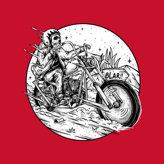 Death Rider Chopper-none fleece blanket-Slikfreakdesign