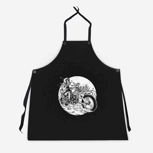 Death Rider Chopper-unisex kitchen apron-Slikfreakdesign