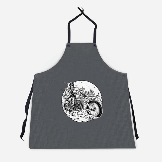 Death Rider Chopper-unisex kitchen apron-Slikfreakdesign
