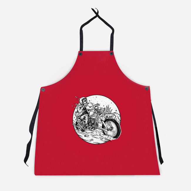 Death Rider Chopper-unisex kitchen apron-Slikfreakdesign