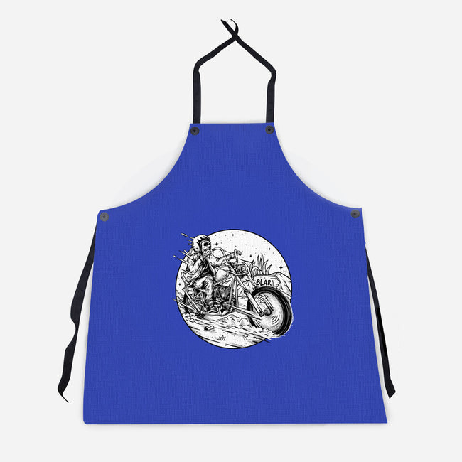Death Rider Chopper-unisex kitchen apron-Slikfreakdesign