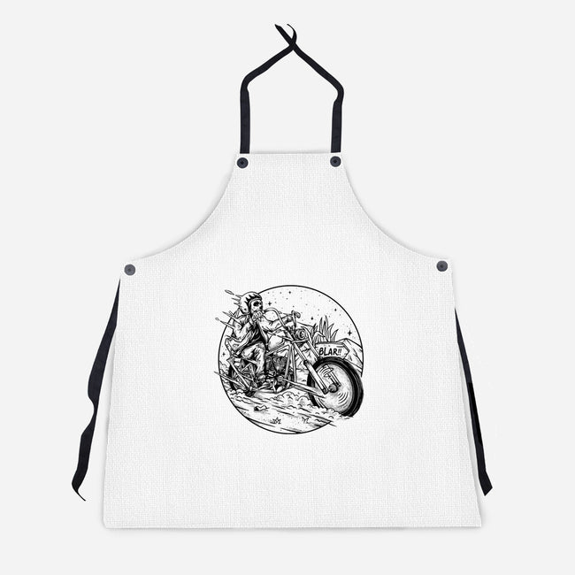 Death Rider Chopper-unisex kitchen apron-Slikfreakdesign