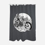 Death Rider Chopper-none polyester shower curtain-Slikfreakdesign