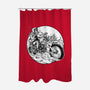 Death Rider Chopper-none polyester shower curtain-Slikfreakdesign