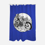 Death Rider Chopper-none polyester shower curtain-Slikfreakdesign