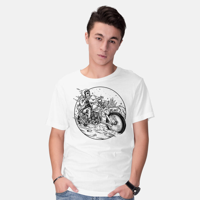 Death Rider Chopper-mens basic tee-Slikfreakdesign