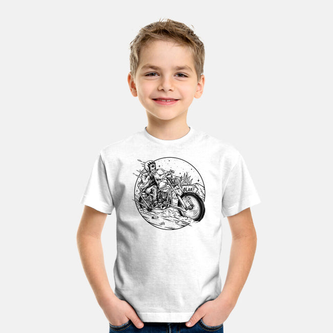 Death Rider Chopper-youth basic tee-Slikfreakdesign