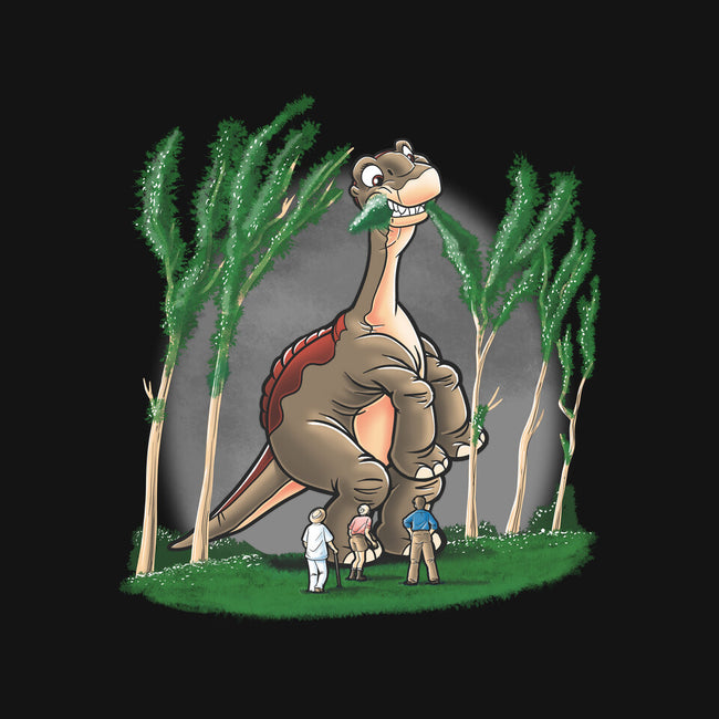 Littlefoot Park-womens v-neck tee-trheewood