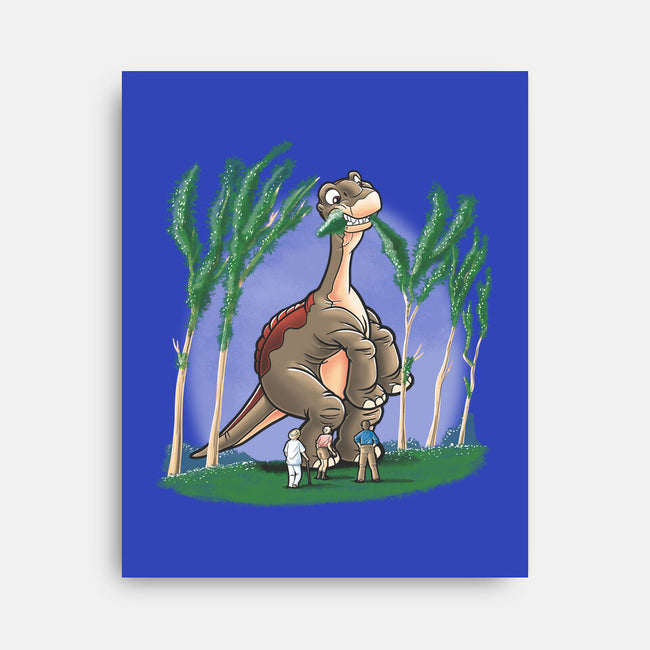 Littlefoot Park-none stretched canvas-trheewood