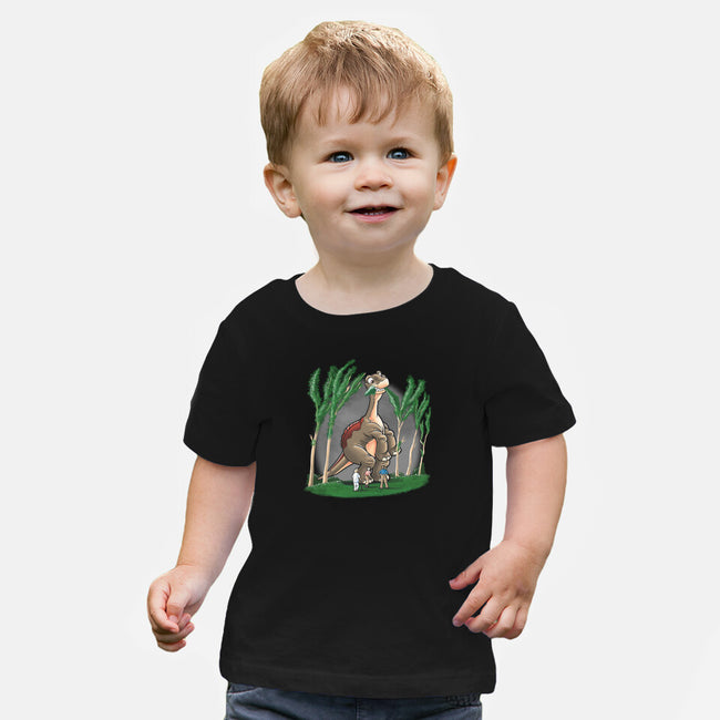 Littlefoot Park-baby basic tee-trheewood