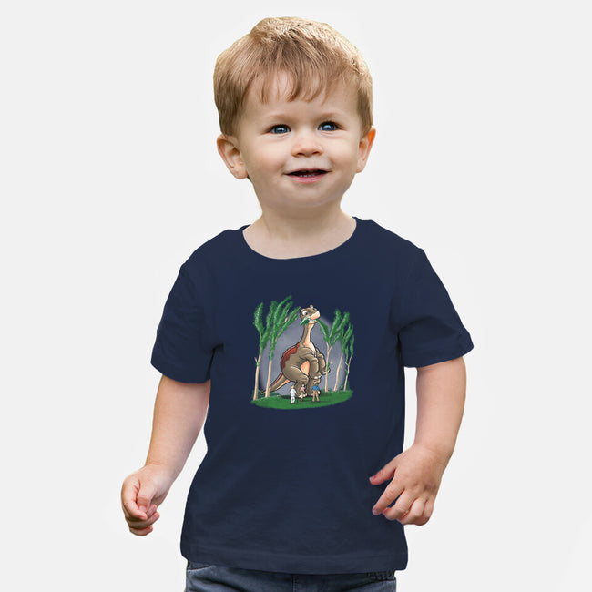 Littlefoot Park-baby basic tee-trheewood