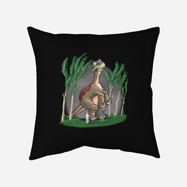Littlefoot Park-none removable cover w insert throw pillow-trheewood