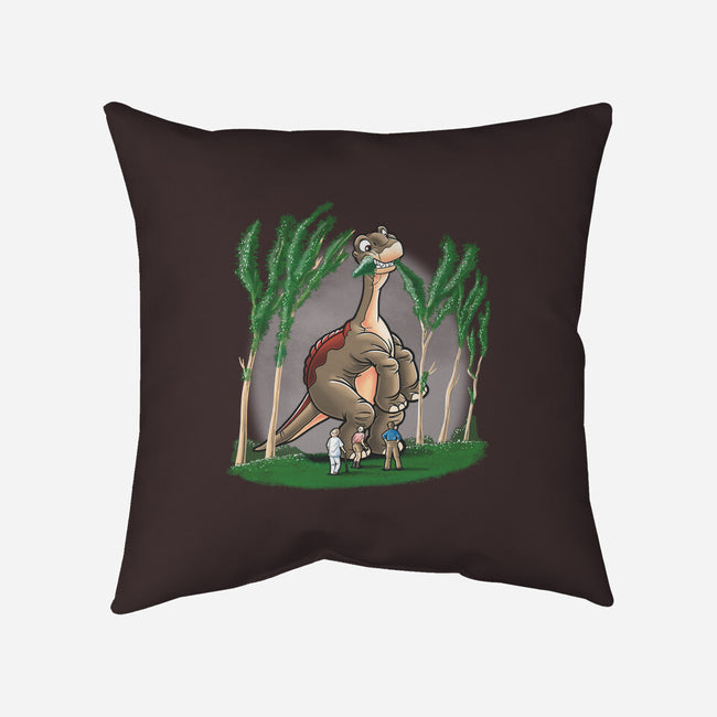 Littlefoot Park-none removable cover w insert throw pillow-trheewood
