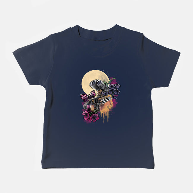 Moonlight Robot-baby basic tee-fanfabio