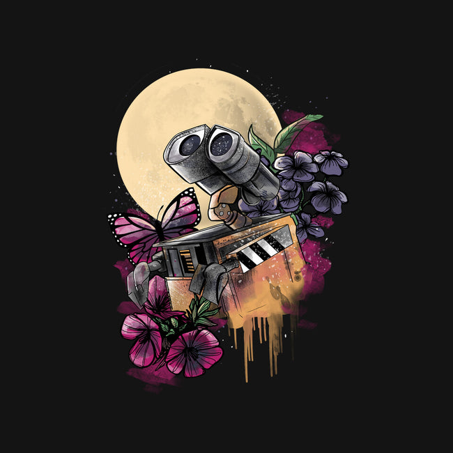 Moonlight Robot-unisex pullover sweatshirt-fanfabio