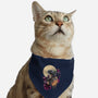 Moonlight Robot-cat adjustable pet collar-fanfabio