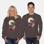 Moonlight Robot-unisex crew neck sweatshirt-fanfabio