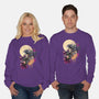 Moonlight Robot-unisex crew neck sweatshirt-fanfabio