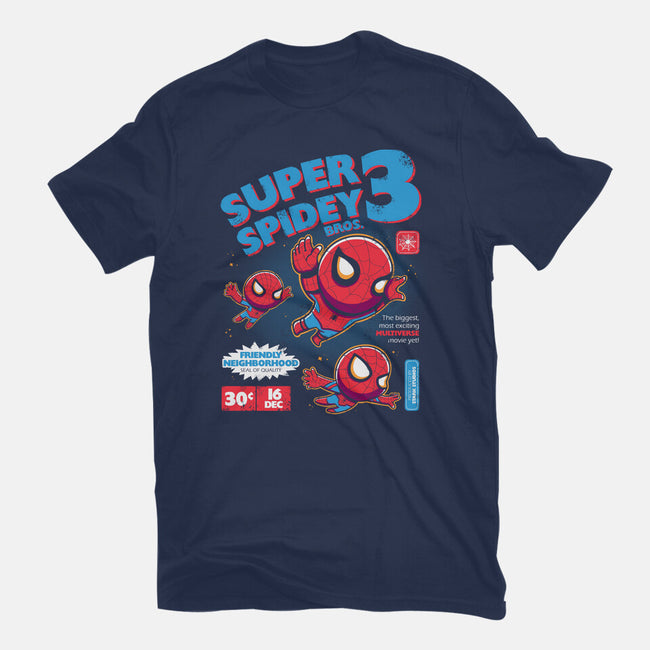 Super Spidey Bros-mens heavyweight tee-yumie