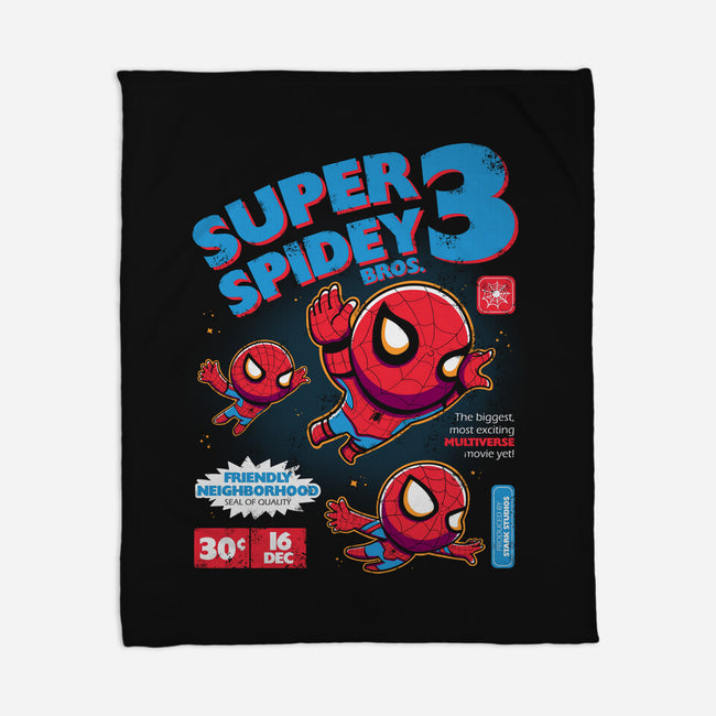 Super Spidey Bros-none fleece blanket-yumie