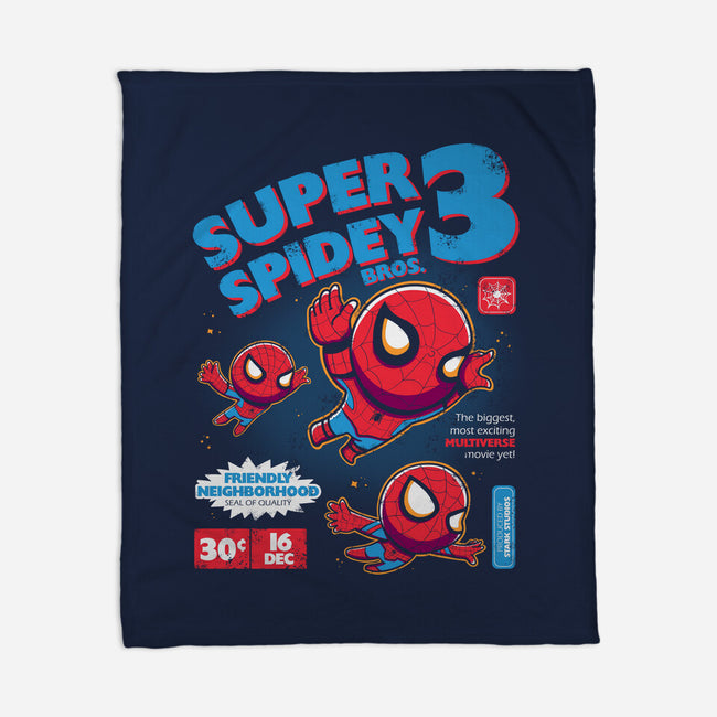 Super Spidey Bros-none fleece blanket-yumie