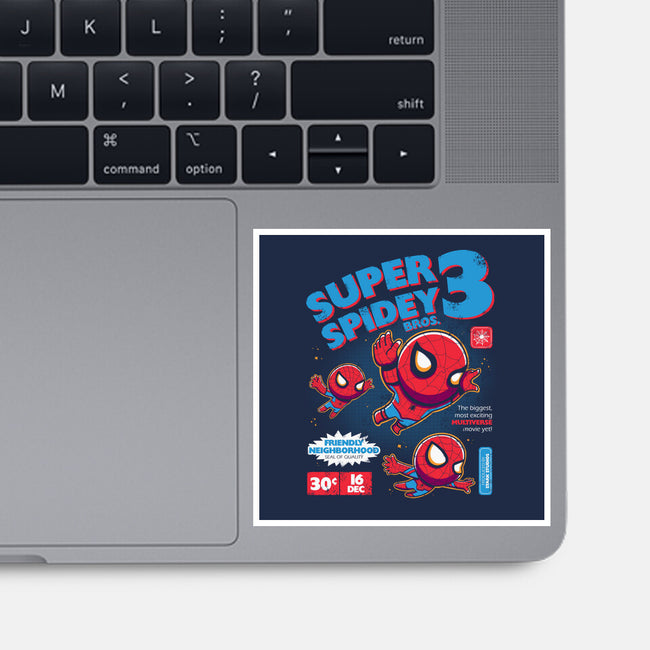 Super Spidey Bros-none glossy sticker-yumie