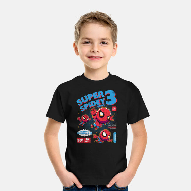 Super Spidey Bros-youth basic tee-yumie