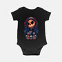 All Hail The Pumpkin King-baby basic onesie-glitchygorilla