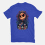 All Hail The Pumpkin King-womens fitted tee-glitchygorilla