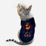 All Hail The Pumpkin King-cat basic pet tank-glitchygorilla