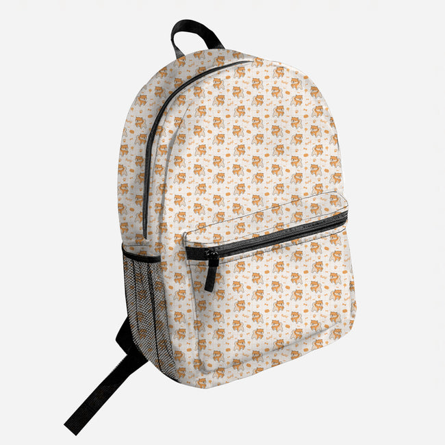 Corgi-none all over print backpack bag-Focusnik