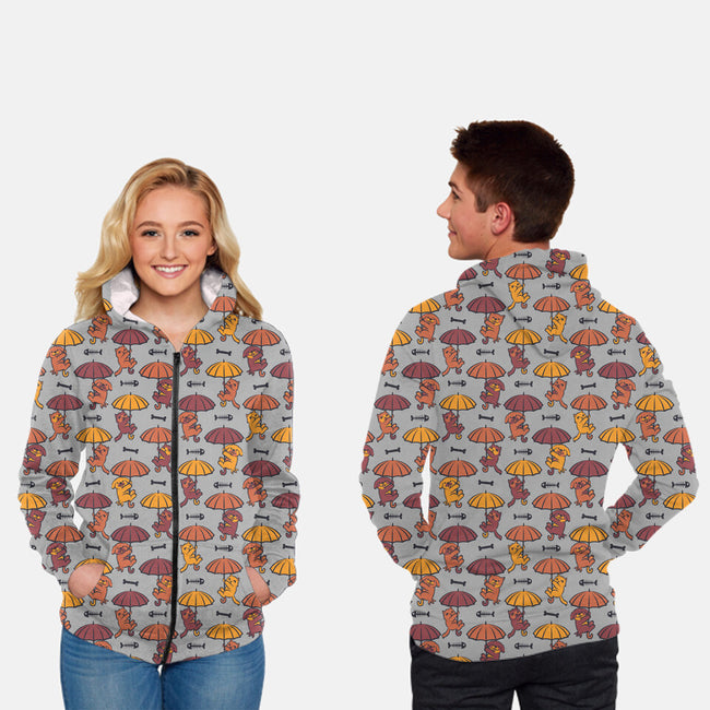 It's Raining Cats And Dogs-unisex all over print zip-up sweatshirt-tobefonseca