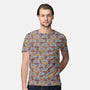It's Raining Cats And Dogs-mens all over print crew neck tee-tobefonseca