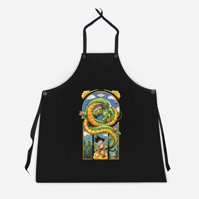 Dragon Kid-unisex kitchen apron-Arigatees