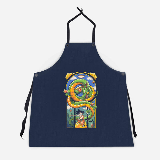 Dragon Kid-unisex kitchen apron-Arigatees