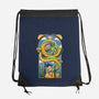 Dragon Kid-none drawstring bag-Arigatees