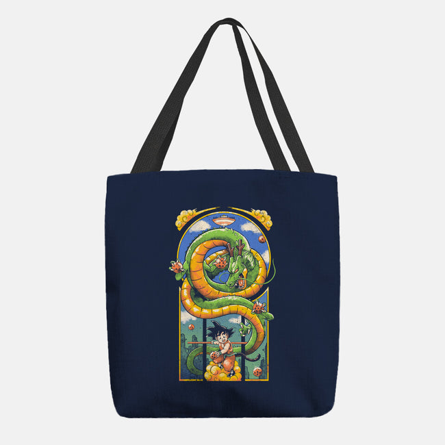 Dragon Kid-none basic tote-Arigatees