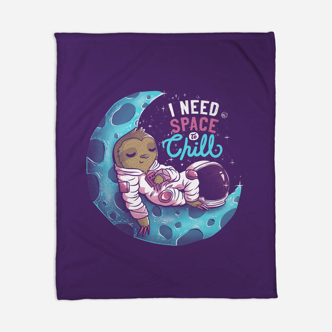 I Need Space To Chill-none fleece blanket-tobefonseca