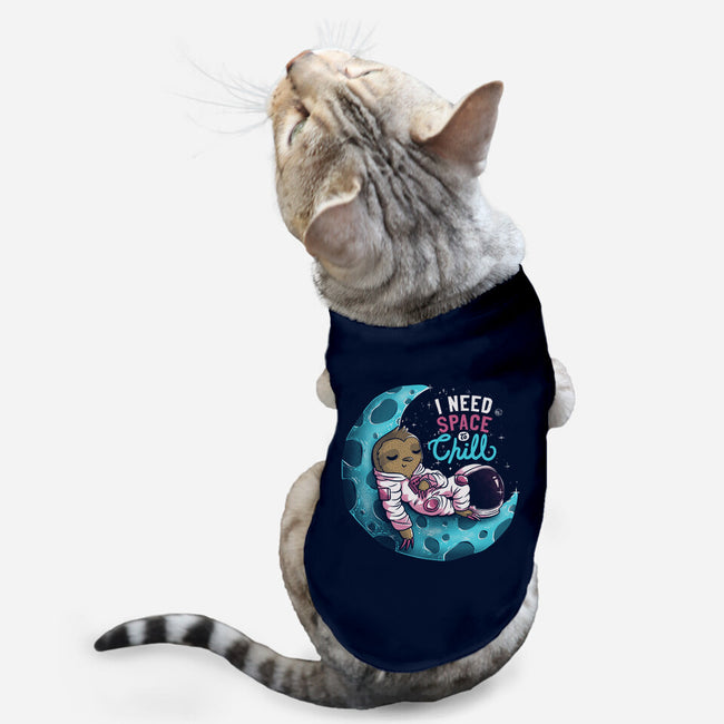 I Need Space To Chill-cat basic pet tank-tobefonseca