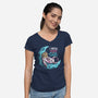 I Need Space To Chill-womens v-neck tee-tobefonseca