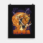 Lightning Breathing-none matte poster-alanside